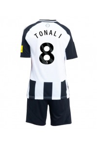 Newcastle United Sandro Tonali #8 Babytruitje Thuis tenue Kind 2024-25 Korte Mouw (+ Korte broeken)